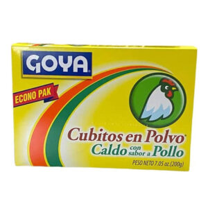 Cubitos en polvo caldo con sabor a pollo Goya (7.05 oz)