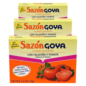 Sazón Goya con cilantro y tomate paquete de 3 (4.23 oz)