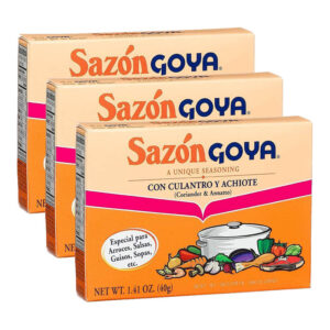 Sazón Goya con culantro y achiote paquete de 3 (4.23 oz)