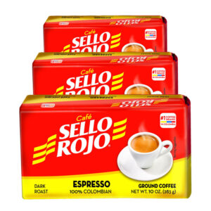 Cafe Colombiano Sello Rojo paquete de 3 (30 oz)