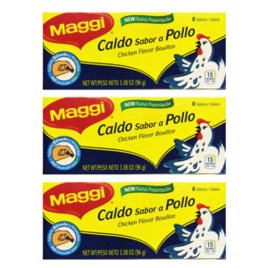 Caldo sabor a pollo paquete de 3 (7.29 oz)