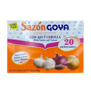 Sazón Goya con ajo y cebolla (3.52 oz)