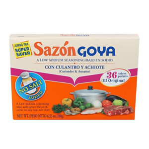 Sazón Goya con culantro y achiote bajo en sodio Jumbo (6.33 oz)