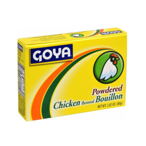 Cubitos en polvo caldo con sabor a pollo Goya (2.82 oz)