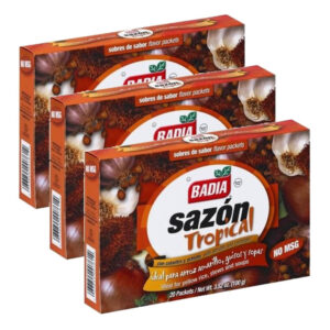 Sazón tropical para arroz amarillos, guisos y sopas, paquete de 3 (10.56 oz)